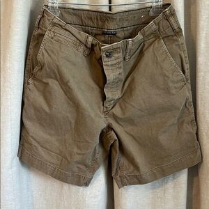 American Eagle Outfitters Tan Flat Front Shorts